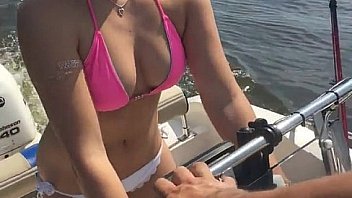 Hot Babe fucked on a boat
