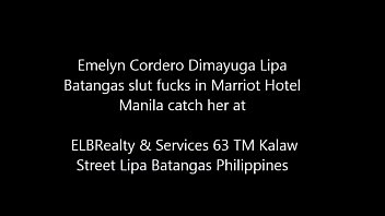 Pinoy slut wears fishnets